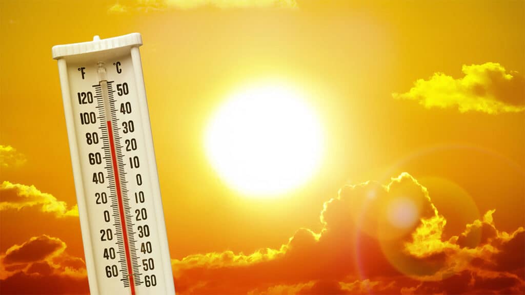 Luxembourg real estate during heatwave